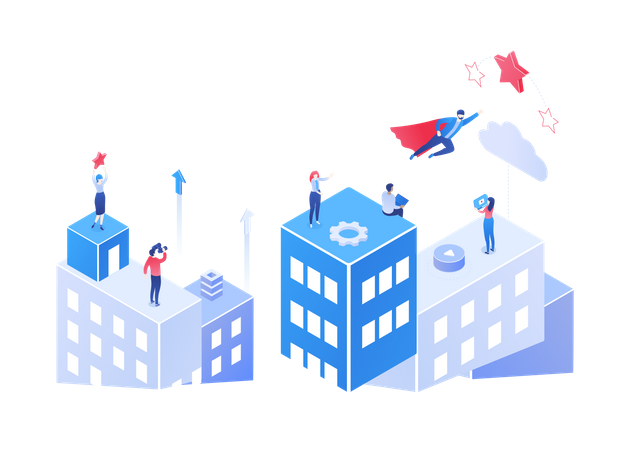 Goal Achievement  Illustration