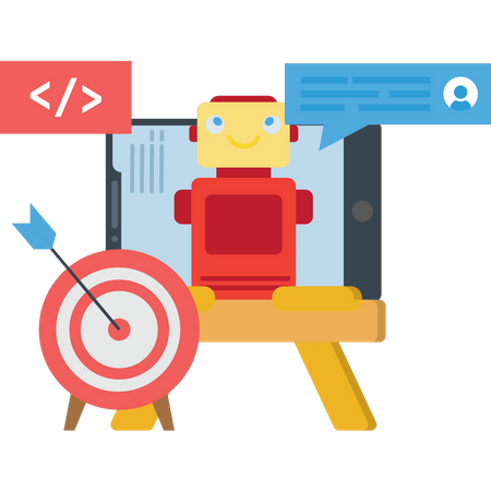 Goal of robot coding has been achieved  Illustration