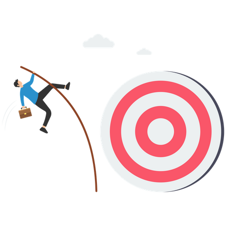 Goal tracking or achievement  Illustration