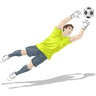 goalkeeper illustration
