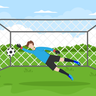illustrations of save goal