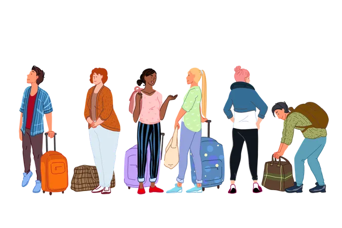 Going On Trip  Illustration