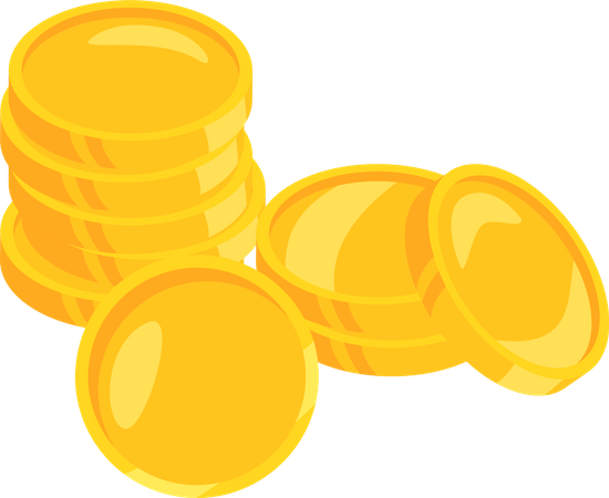 Gold Coin  Illustration