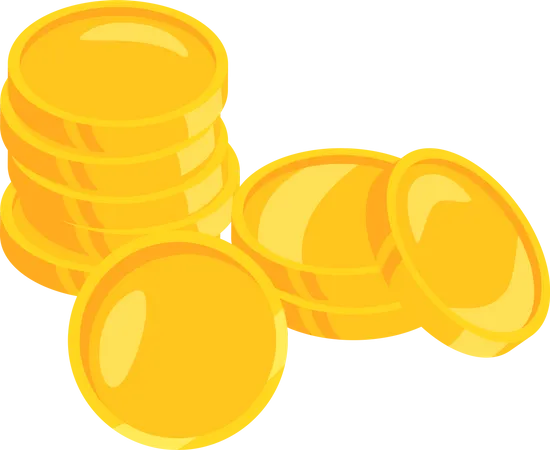 Gold Coin  Illustration