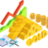 gold investment illustration svg