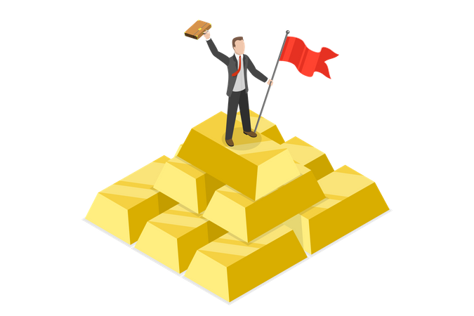 Gold Investment Illustration
