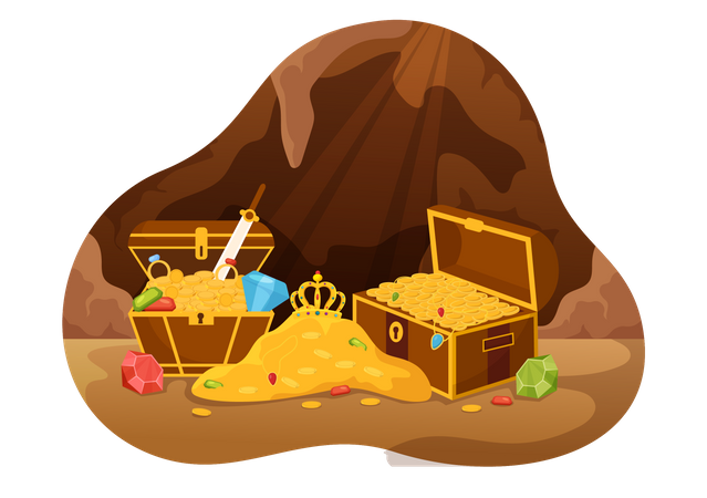 Gold Mine  Illustration