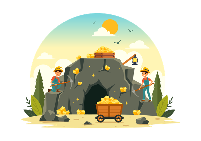 Gold Reserves  Illustration