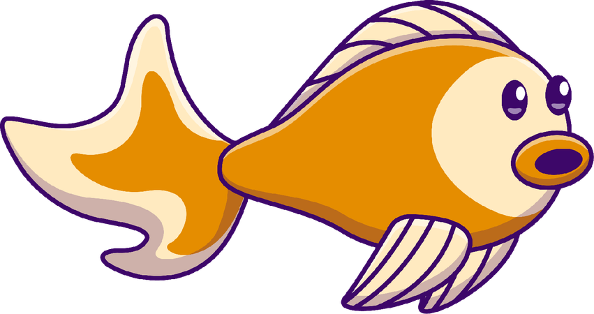 Goldfisch  Illustration