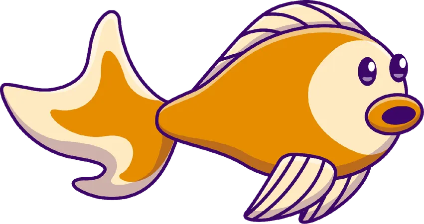 Goldfisch  Illustration