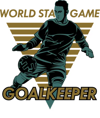 Goleiro do World Stars Game  Illustration