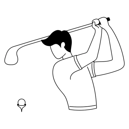 Golf  Illustration