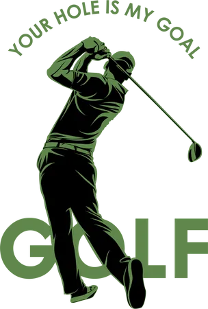Golf Champion  Illustration