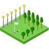 free golf course illustrations