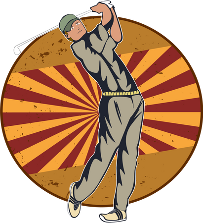 Golf Game 1990  Illustration