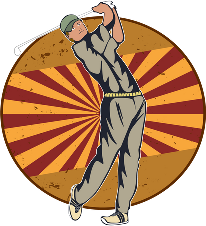 Golf Game 1990  Illustration