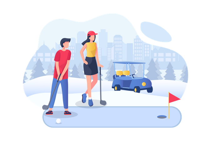 Golf  イラスト