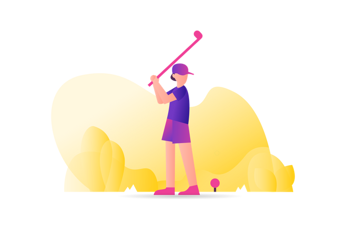Golf  イラスト