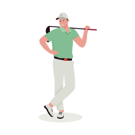 Golf player  Illustration
