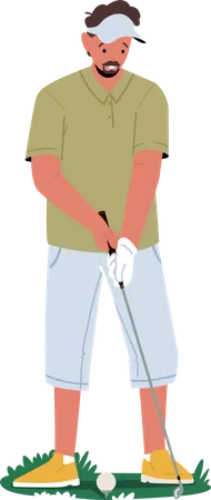 Golf player  Illustration