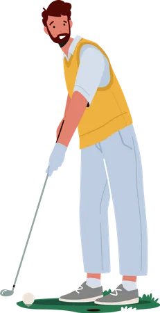 Golf player  Illustration