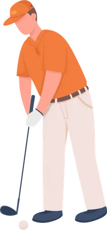 Golfeur professionnel  Illustration