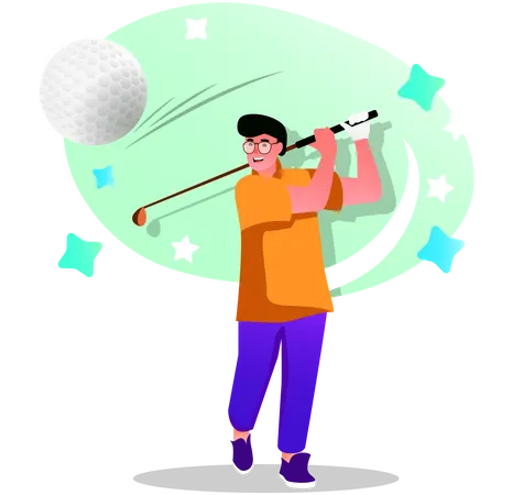 Golfman  Illustration