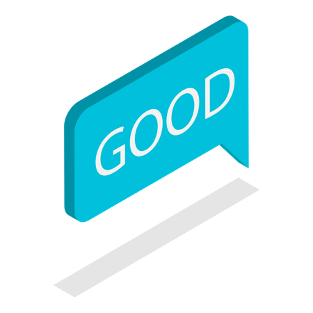 Good Dialogue Speech Bubbles  Illustration