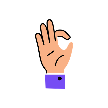Good gesture  Illustration