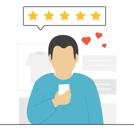 Good Shopping Review  Illustration