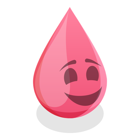 Gota de sangue  Ilustração