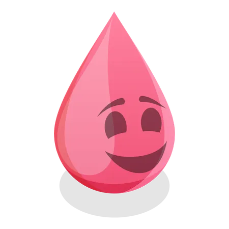 Gota de sangue  Ilustração