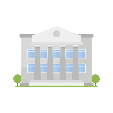 Government Building  Illustration