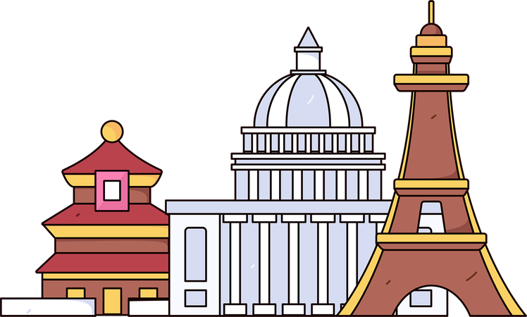 Government building  Illustration