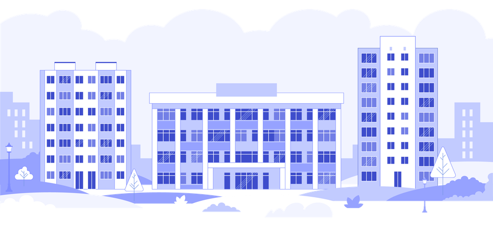 Government building  Illustration