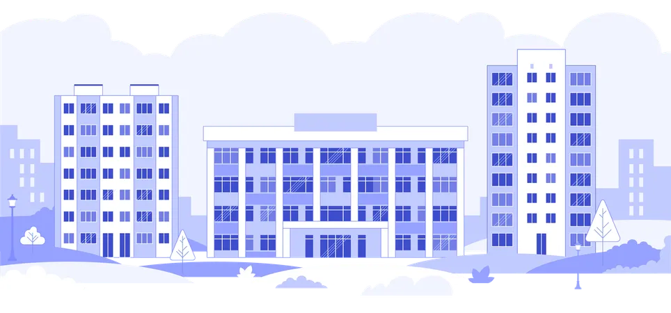 Government building  Illustration