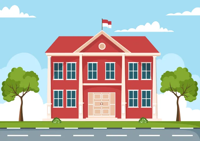 Government building  Illustration