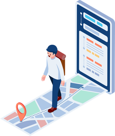 GPS et navigation  Illustration