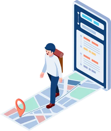 GPS et navigation  Illustration