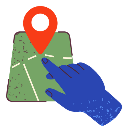 GPS navigation Illustration