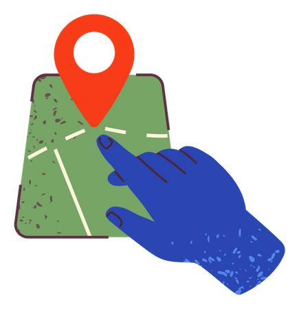 GPS Navigation  Illustration