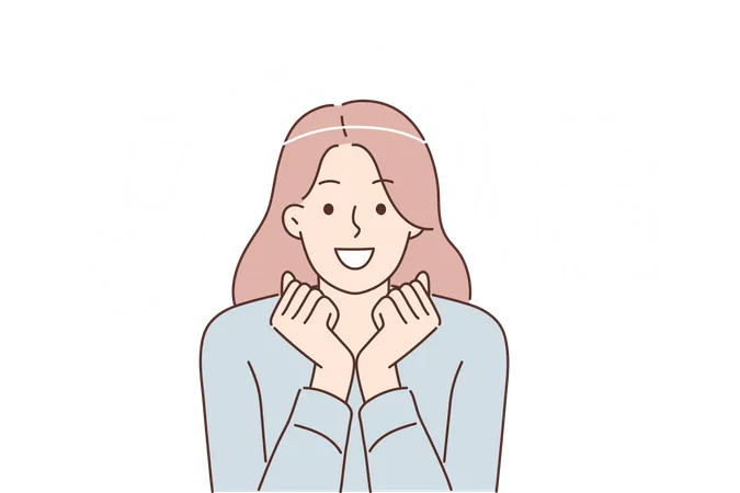 Graduate girl  Illustration