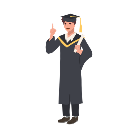 Graduate Giving Graduation Advice  Illustration