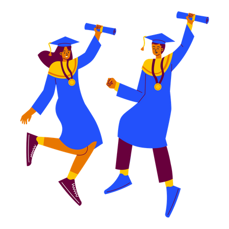 Graduate student  Illustration