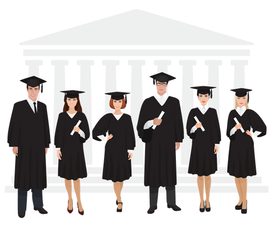 Graduate students  Illustration