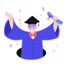 illustration for graduated