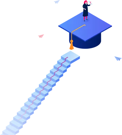 Graduation  Illustration