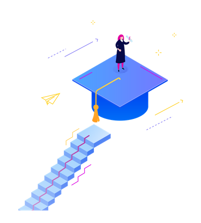 Graduation Illustration