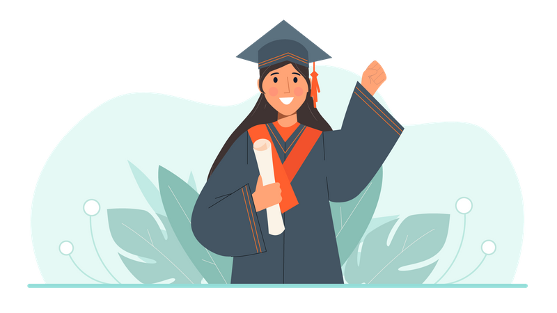 Graduation Celebration  Illustration