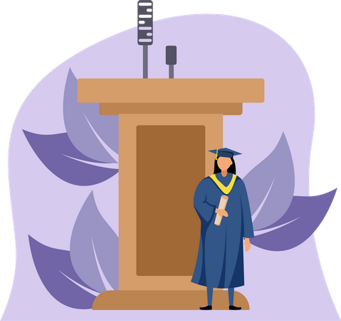 Graduation Ceremony  Illustration